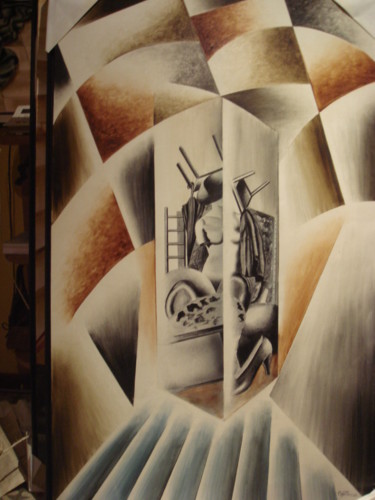 Pintura titulada "contenedor.jpg" por Santial Alonso, Obra de arte original