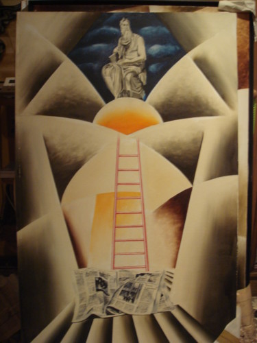 Pintura titulada "MOISES" por Santial Alonso, Obra de arte original, Otro