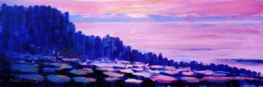 Peinture intitulée "Giant's Causeway" par Bill O'Brien, Œuvre d'art originale, Huile
