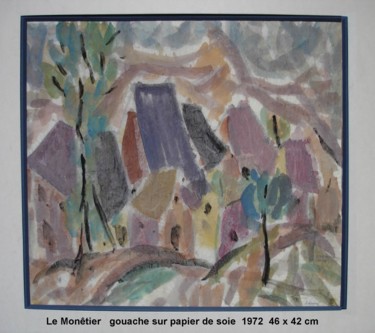 Peinture intitulée "Monêtier" par Ioana, Œuvre d'art originale, Huile