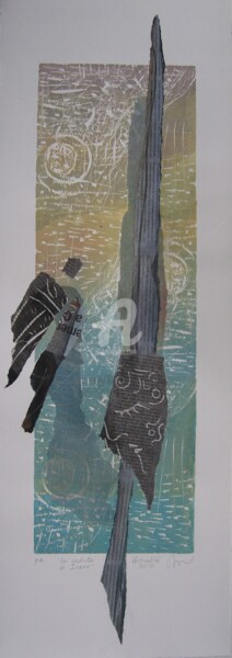 Peinture intitulée "La caduta d'Icaro.j…" par Marie Malherbe, Œuvre d'art originale