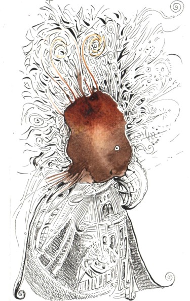 Dessin intitulée "volatilus-serenite.…" par Julien Jomard, Œuvre d'art originale, Autre