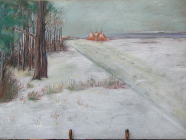 Drawing titled "winter-scene-2.jpg" by Branka Mattenheim, Original Artwork, Other