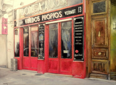 绘画 标题为“Madrid-Bodega la Ar…” 由Tomás Castaño, 原创艺术品, 油