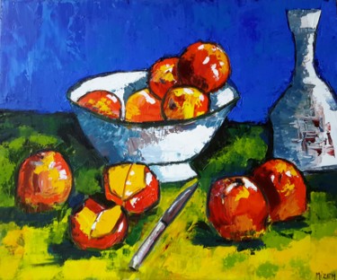 Peinture intitulée "Nature morte aux or…" par Mizem, Œuvre d'art originale