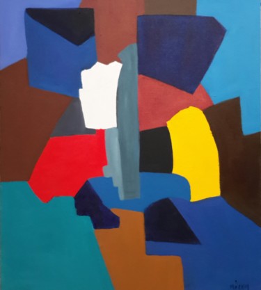 Hommage à Poliakoff 2 72x60 Peinture intitulée "Hommage à Poliakoff…" par Mizem, Œuvre d'art originale, Acrylique