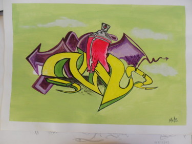 Tekening getiteld "tag color´sjpg" door Mess, Origineel Kunstwerk, Anders