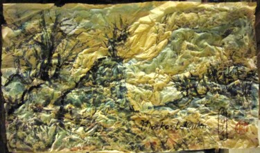 PAYSAGE D'OR Dessin intitulée "PAYSAGE D'OR" par Michel Moskovtchenko, Œuvre d'art originale, Autre