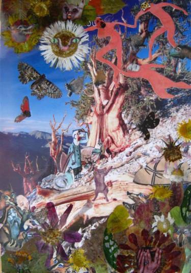 Collages intitolato "KUM-godfather came…" da Phil Colisov, Opera d'arte originale, Olio