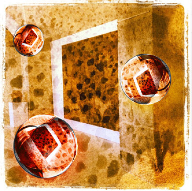 Digital Arts titled "En suspension" by Alexandra M, Original Artwork, Collages