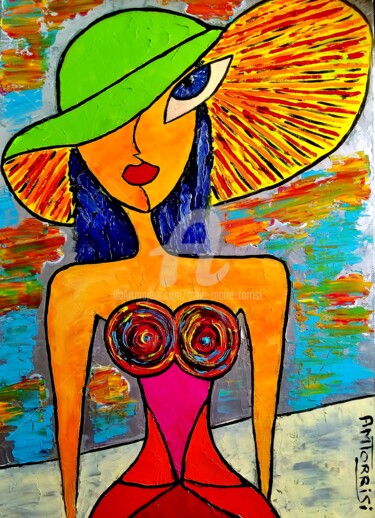 FEMME AU CHAPEAU*