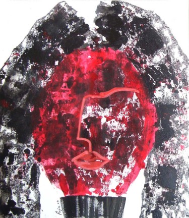 Painting titled "Sensation - 3" by Puja Sarkar, Original Artwork, Acrylic Mounted on Other rigid panel