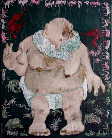 Peinture intitulée "tableau-d-une-expos…" par Jean Francois Bottollier, Œuvre d'art originale, Autre
