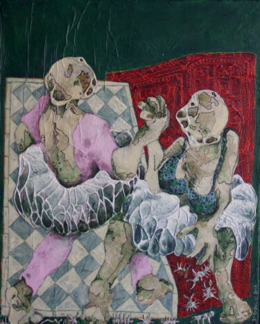 Peinture intitulée "tableau-d-une-expos…" par Jean Francois Bottollier, Œuvre d'art originale, Autre