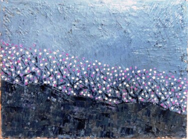 「winter blossom」というタイトルの絵画 Reuven Dattnerによって, オリジナルのアートワーク, その他