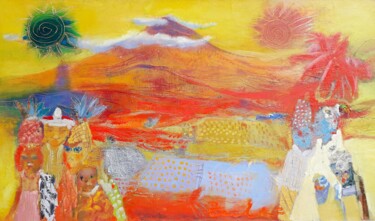 绘画 标题为“sunday walking arou…” 由Ilgvars Zalans, 原创艺术品, 油