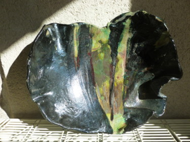 Sculpture intitulée "Coupe à fruits" par Pierre Feyeux, Œuvre d'art originale, Céramique