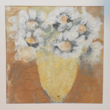 Painting titled "bouquet" by June Stapleton, Original Artwork, Oil