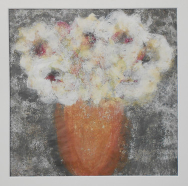 Painting titled "bouquet" by June Stapleton, Original Artwork, Oil