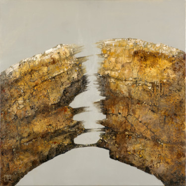 dechirure Peinture intitulée "dechirure" par Catherine Cazaentre, Œuvre d'art originale, Acrylique Monté sur Châssis en bois