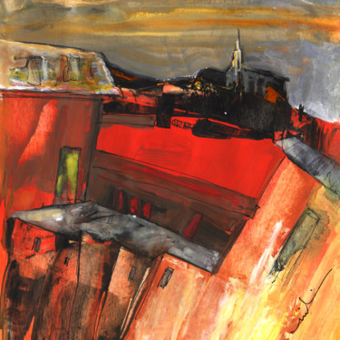 Malerei mit dem Titel "Ronda 03" von Miki De Goodaboom, Original-Kunstwerk, Öl
