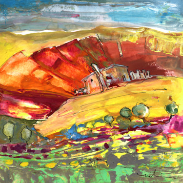 Malerei mit dem Titel "Ronda 04" von Miki De Goodaboom, Original-Kunstwerk, Öl