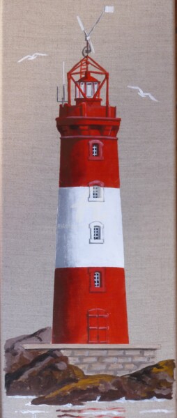 Peinture intitulée "Hoedic Les-grands-c…" par Armelle Cailly, Œuvre d'art originale, Acrylique