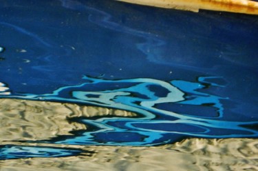 Bleu pétrole Photographie intitulée "Bleu pétrole" par Brigitte Mathé (MBL), Œuvre d'art originale