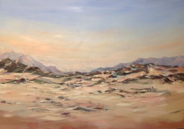 Painting titled "Near the Orange riv…" by Frank Jooste, Original Artwork, Acrylic