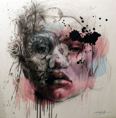 Peinture intitulée "Time is an illusion" par Samobrod Irina, Œuvre d'art originale, Huile