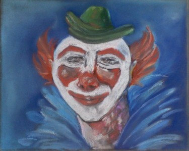 Drawing titled "Clown" by Branka Mattenheim, Original Artwork, Other