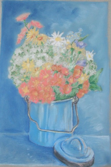 Drawing titled "spring-bouquet.jpg" by Branka Mattenheim, Original Artwork, Other