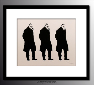 Three men Having Thought