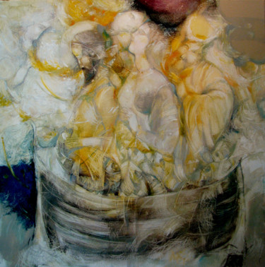 Painting titled "woman-on-board-iii.…" by Slav Krivoshiev, Original Artwork