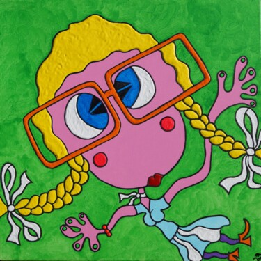 Peinture intitulée "Bergamote" par Johanna Meunier, Œuvre d'art originale, Acrylique