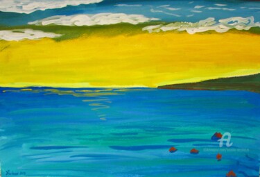 绘画 标题为“Il Mare di Capri” 由Aurelio Nicolazzo, 原创艺术品, 彩画