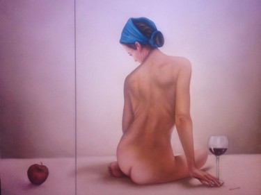 Peinture intitulée "Non......." par Panos Kotsomytis, Œuvre d'art originale, Huile