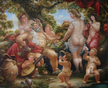 Painting titled "Silen" by Aleksandr Mikhalchuk, Original Artwork