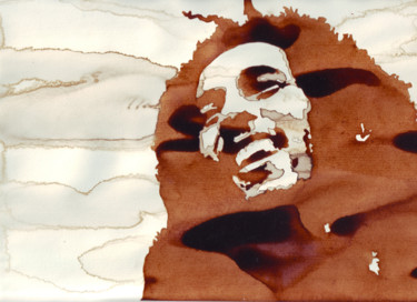 Ζωγραφική με τίτλο "Bob Marley" από Joany Régibier, Αυθεντικά έργα τέχνης