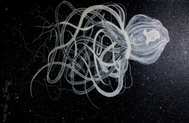 Peinture intitulée "Luminescence" par Mona Bessaa, Œuvre d'art originale, Acrylique