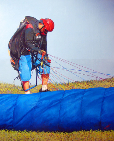 Adjusting GPS Pintura intitulada "Adjusting GPS" por Linaldo Cardoso, Obras de arte originais, Óleo