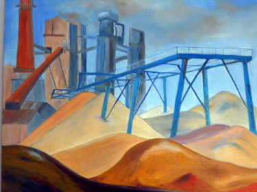 「industrie03.jpg」というタイトルの絵画 Thyusによって, オリジナルのアートワーク, オイル