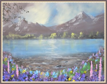 spring-lake-034.jpg Painting titled "spring-lake-034.jpg" by Joe La Bianca, Original Artwork