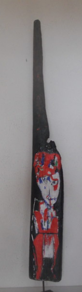 Peinture intitulée "Totem  7" par Jeanne Le Guen, Œuvre d'art originale, Acrylique