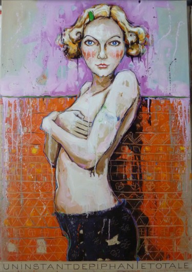 Peinture intitulée "un instant d'épipha…" par Catherine Cornec, Œuvre d'art originale, Autre
