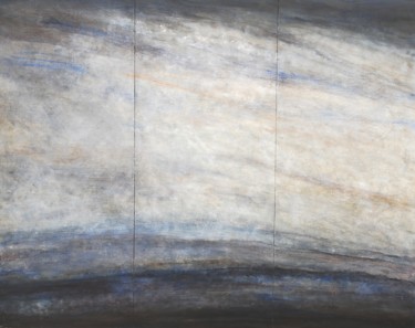 Peinture intitulée "veilleur,où en est…" par Sabine Dutilh, Œuvre d'art originale, Huile