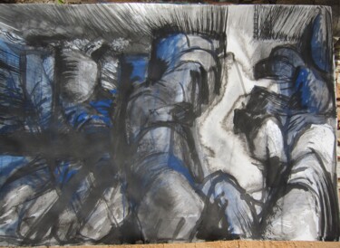 Drawing titled "FONTAINE DE VAUCLUS…" by Michel Moskovtchenko, Original Artwork, Ink