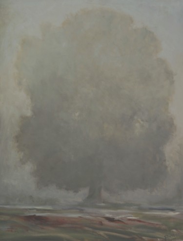 Peinture intitulée "Hiver" par Sabine Dutilh, Œuvre d'art originale, Huile