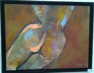 Peinture intitulée "Je fesse ce qui me…" par Ruby, Œuvre d'art originale, Acrylique