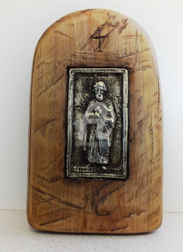 Sculpture intitulée "ICON" par Vasile Cheptanaru, Œuvre d'art originale, Métaux